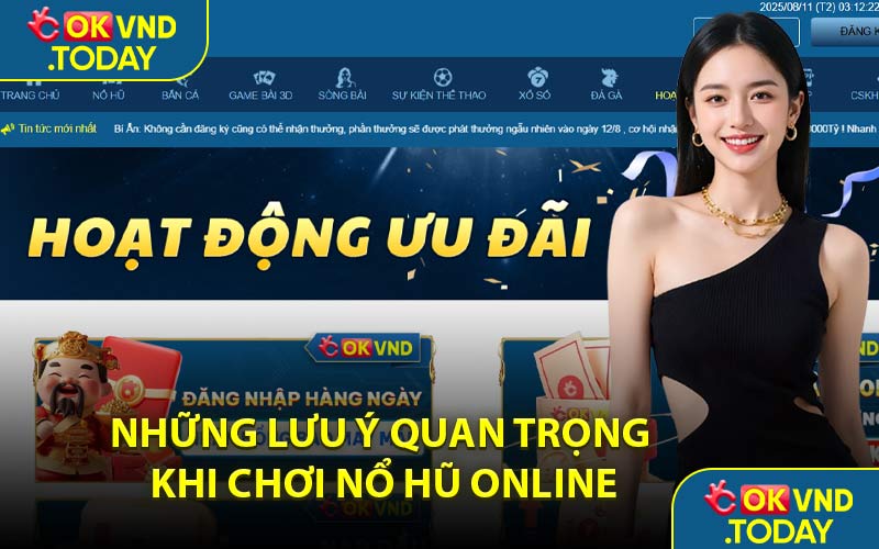 Những Lưu Ý Quan Trọng Khi Chơi Nổ Hũ Online