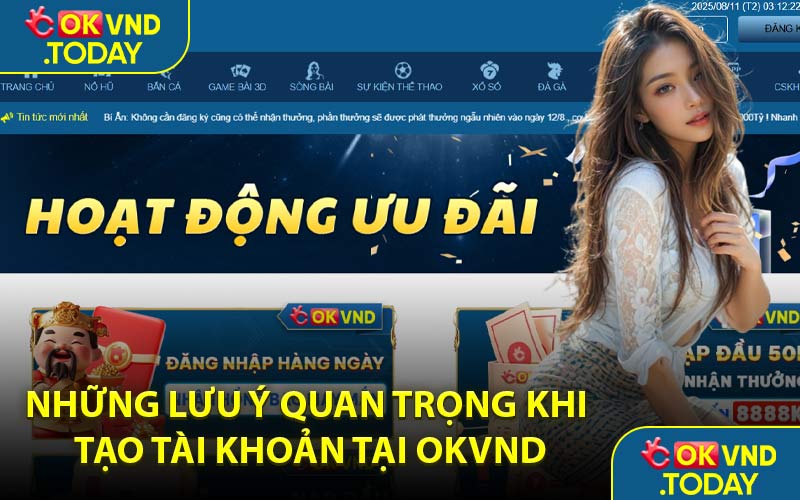 Những Lưu Ý Quan Trọng Khi Tạo Tài Khoản Tại OKVND